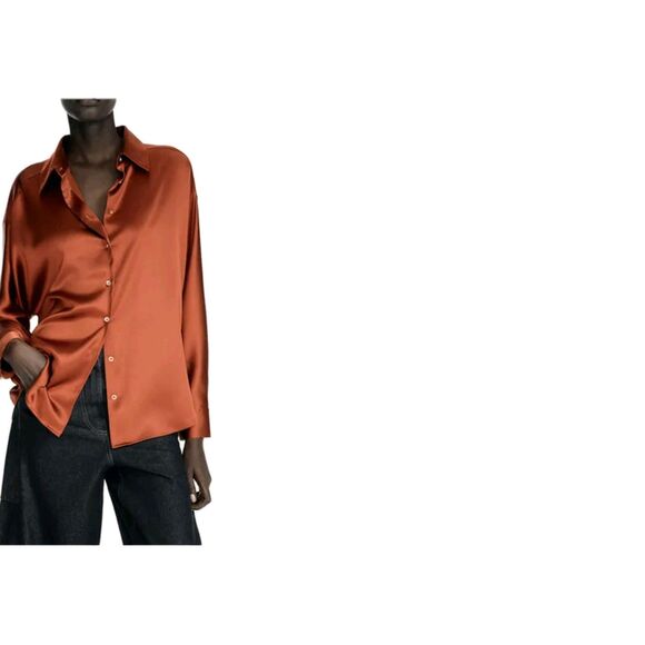 Zara Tops - Zara Women's Long Sleeve Blouse Size Medium NWT